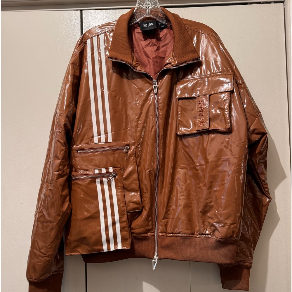 Adidas ivy park brown jacket size small